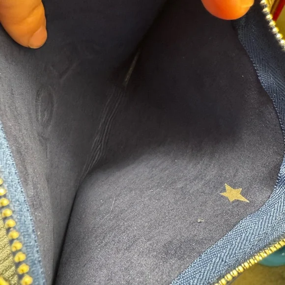 MUGLER Perfum Navy blue Cosmetic /Jewelry Zipper Pouch Bag by Mugler - Picture 5 of 5